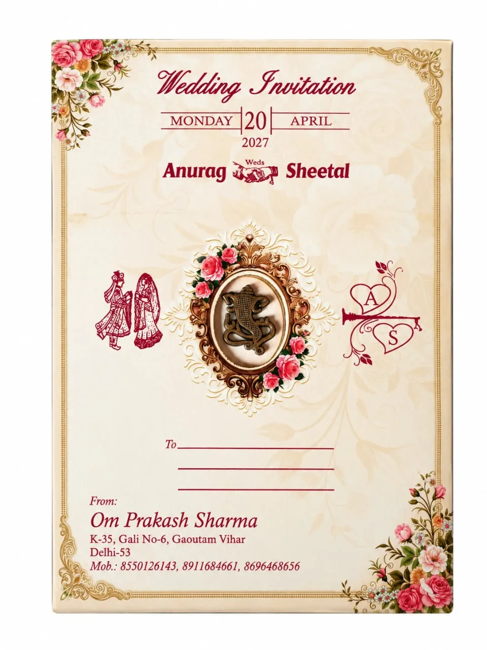 Wedding card