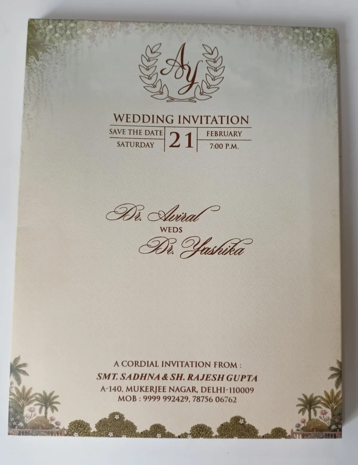 Wedding card