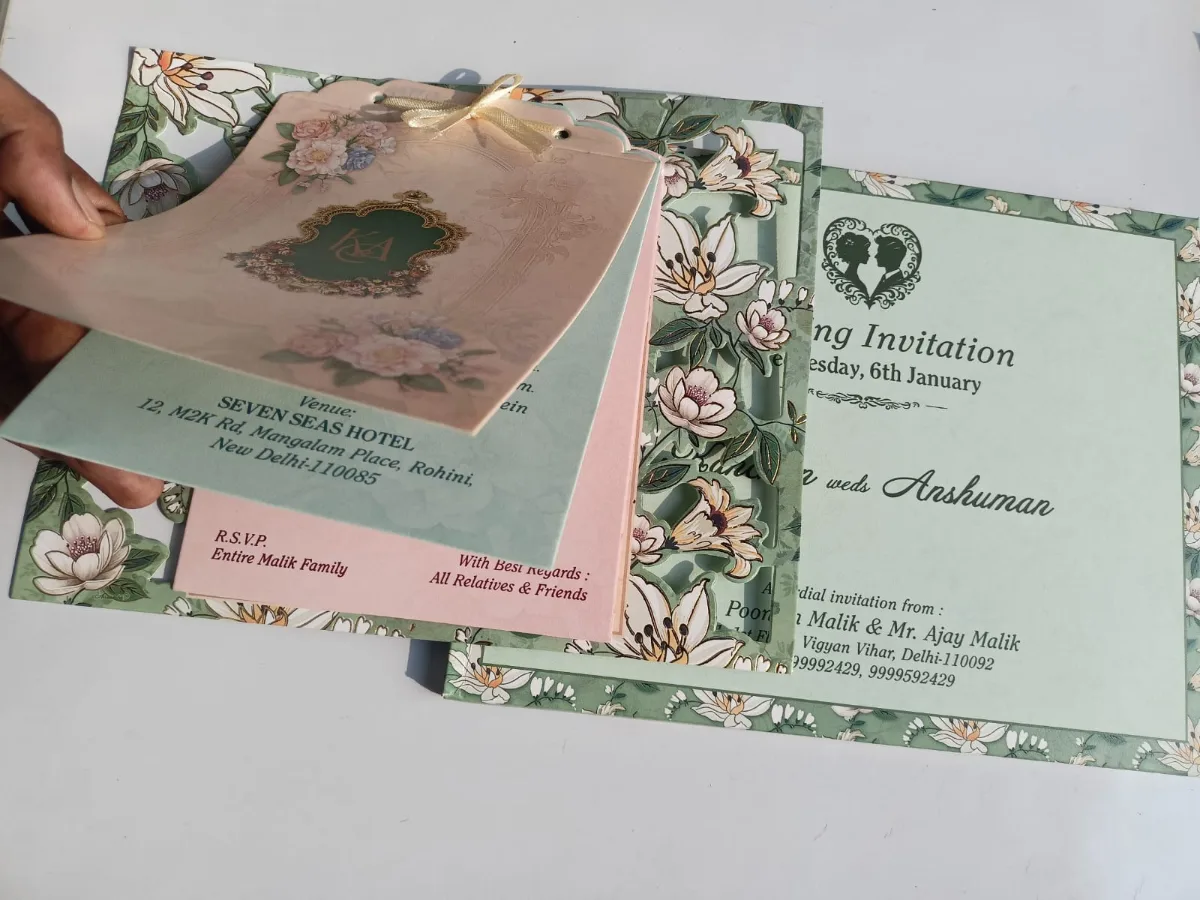 Wedding card: view 2