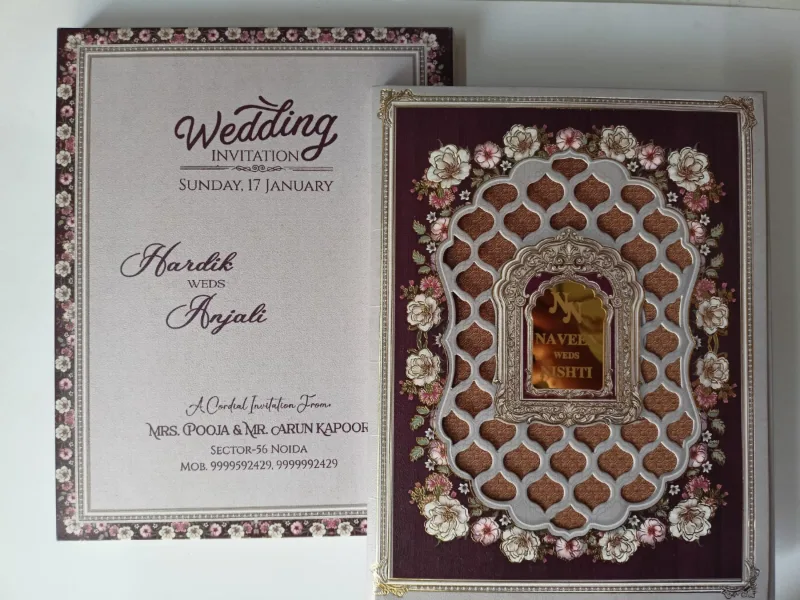 Wedding card: view 2
