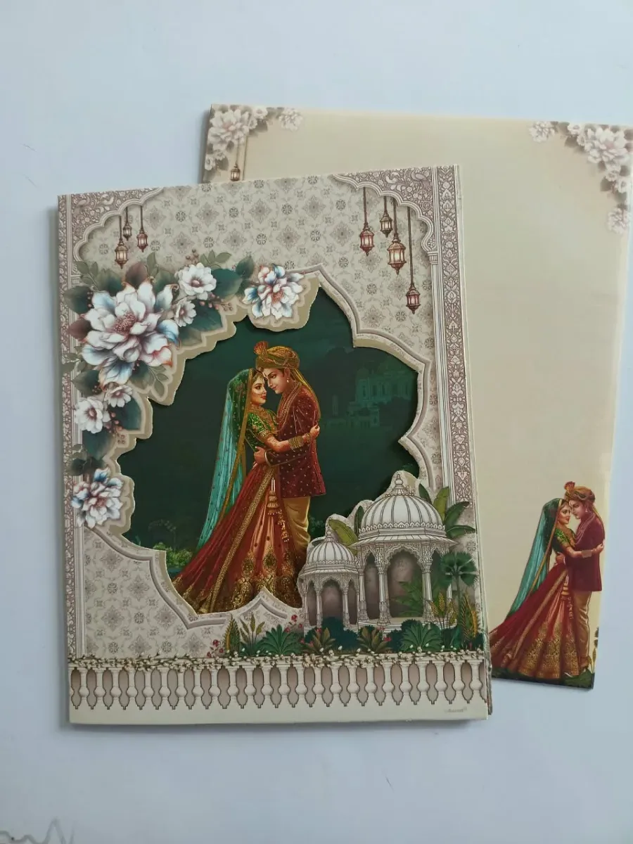 Wedding card: view 2