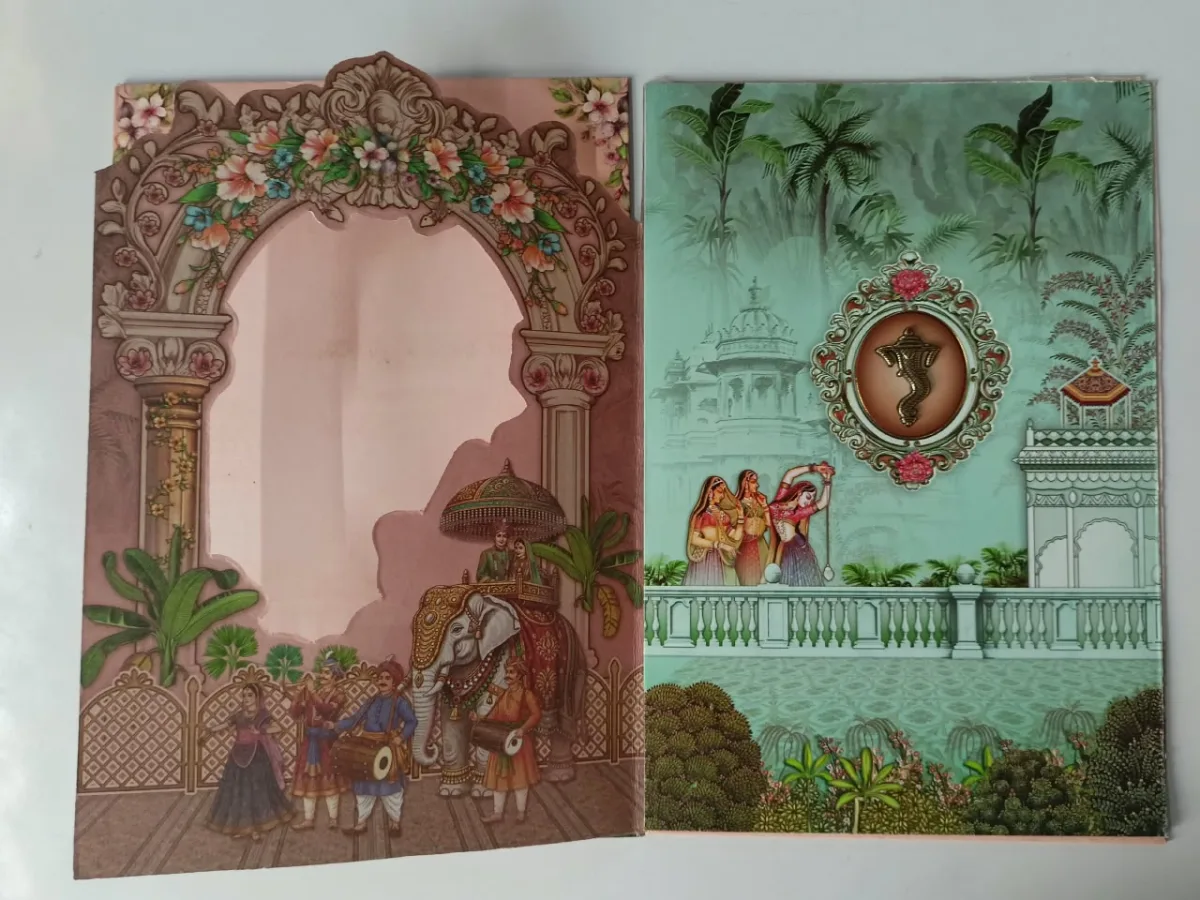 Wedding card: view 2
