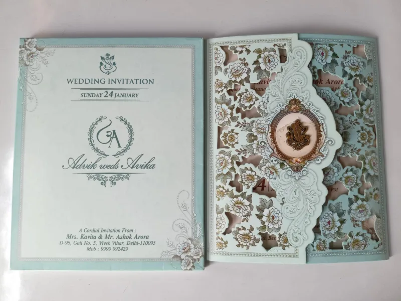 Wedding card: view 3