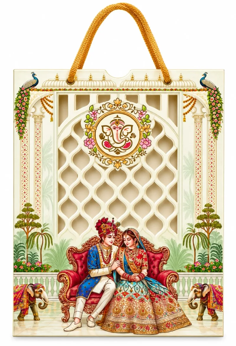 Wedding card: view 3