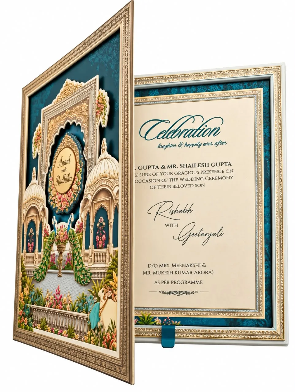 Wedding card: view 3