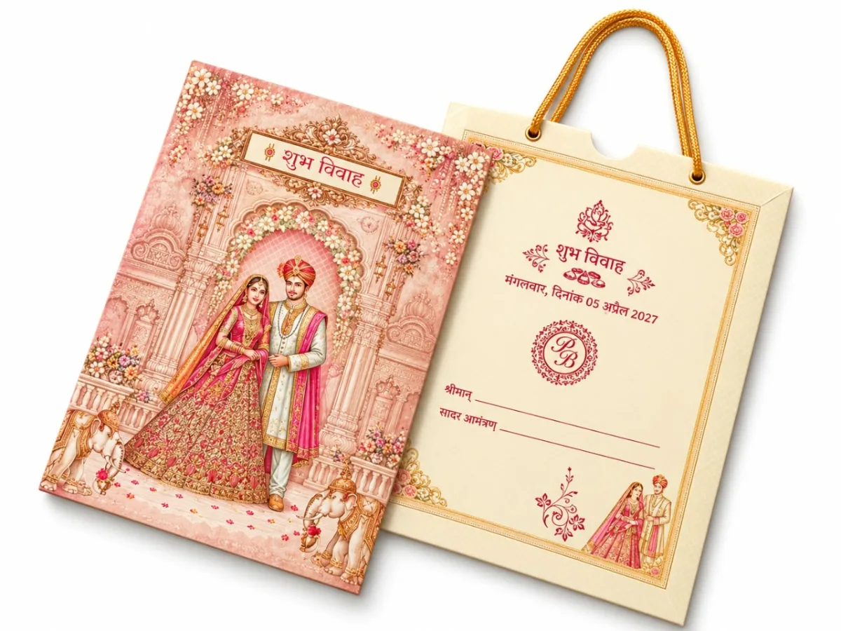 Wedding card: view 4