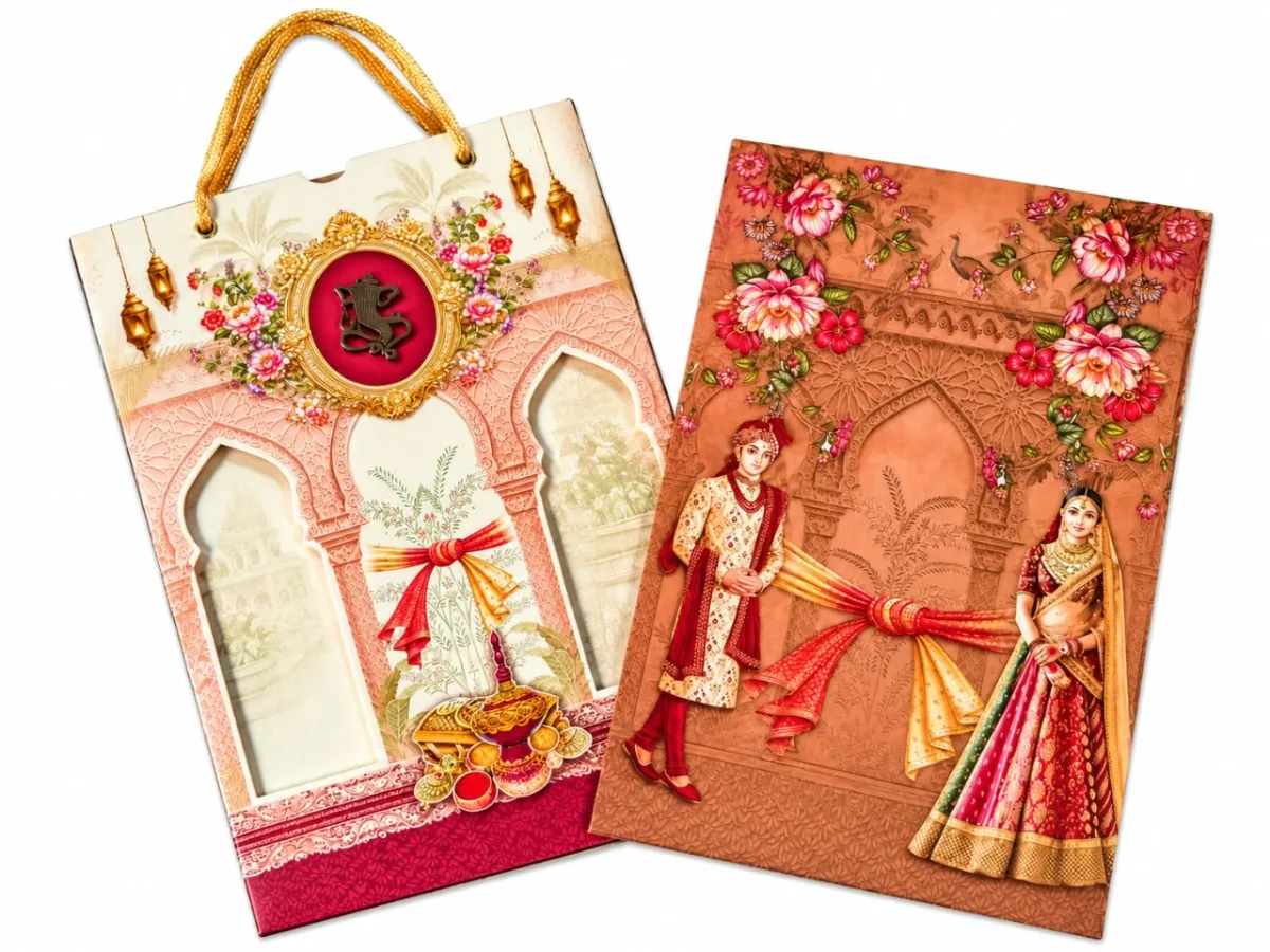 Wedding card: view 3