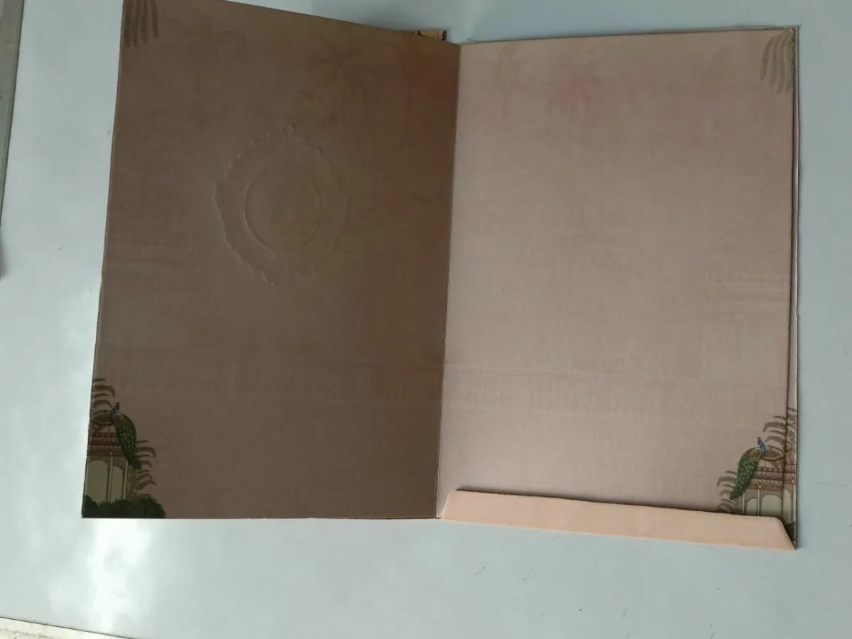 Wedding card: view 3