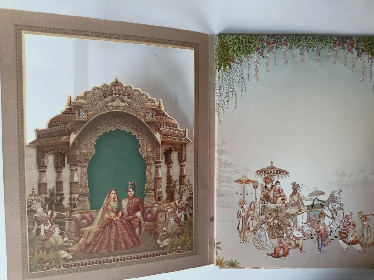Wedding card: view 3