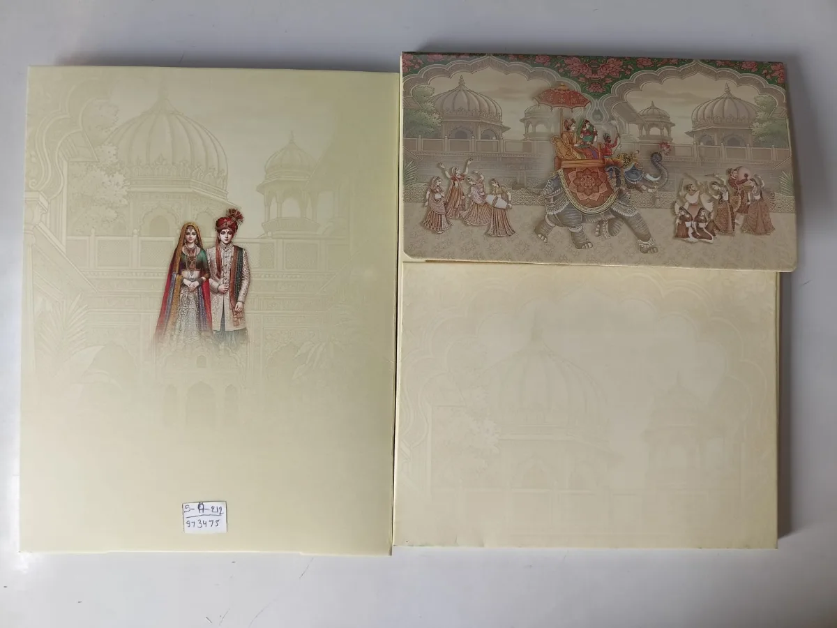 Wedding card: view 3