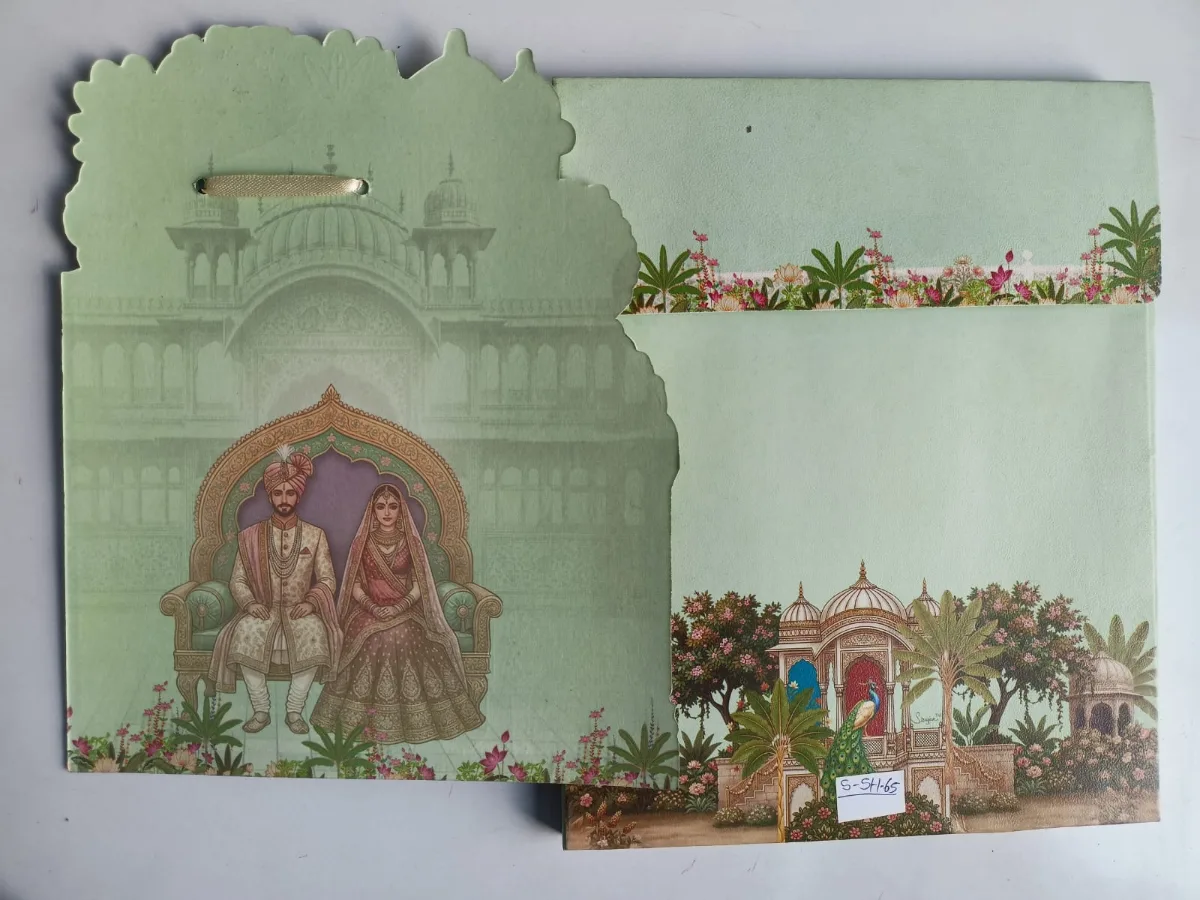 Wedding card: view 3