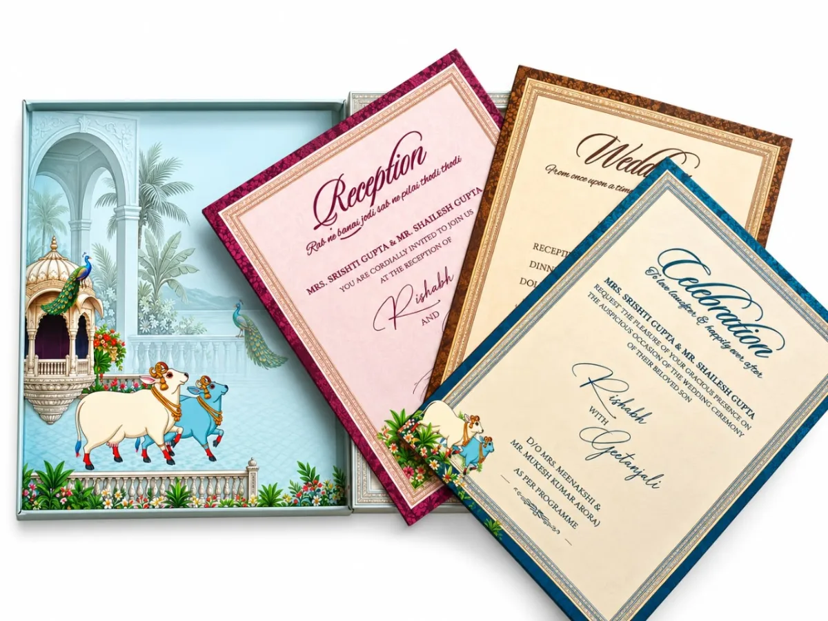 Wedding card: view 4