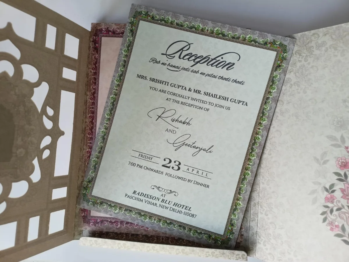 Wedding card: view 4