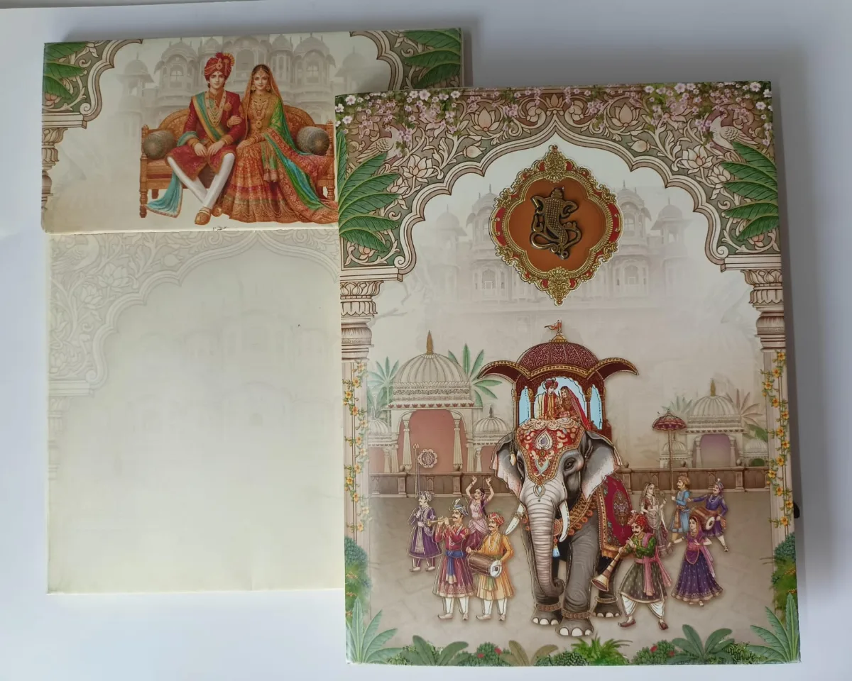 Wedding card: view 4