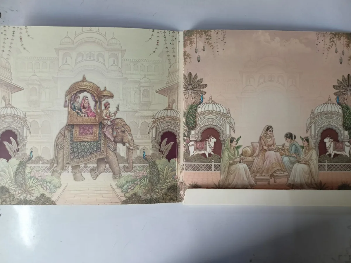 Wedding card: view 4