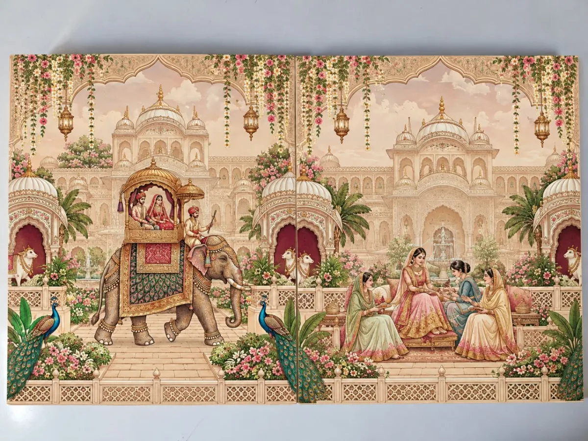 Wedding card: view 4