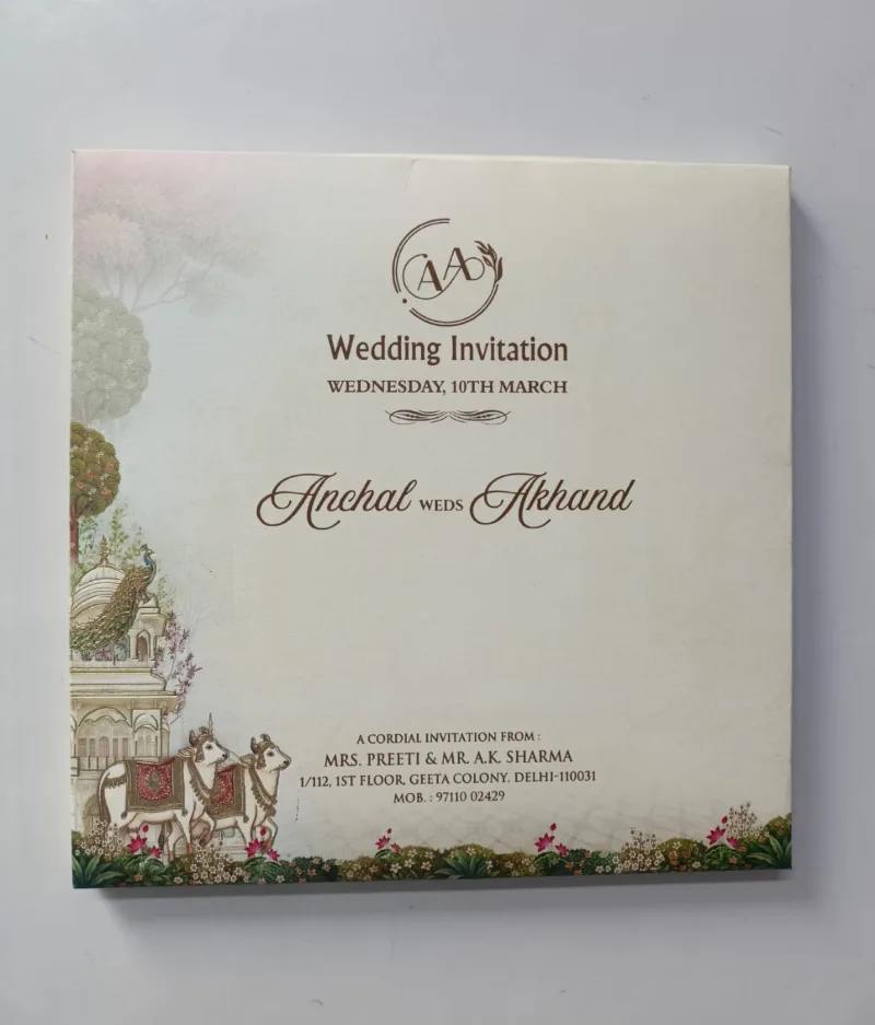 Wedding card: view 4
