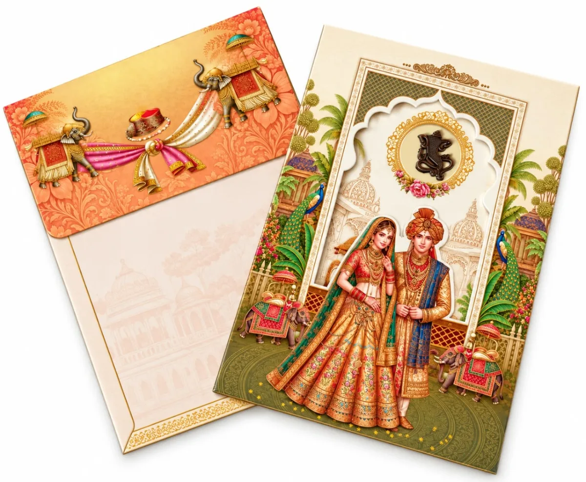 Wedding card: view 5