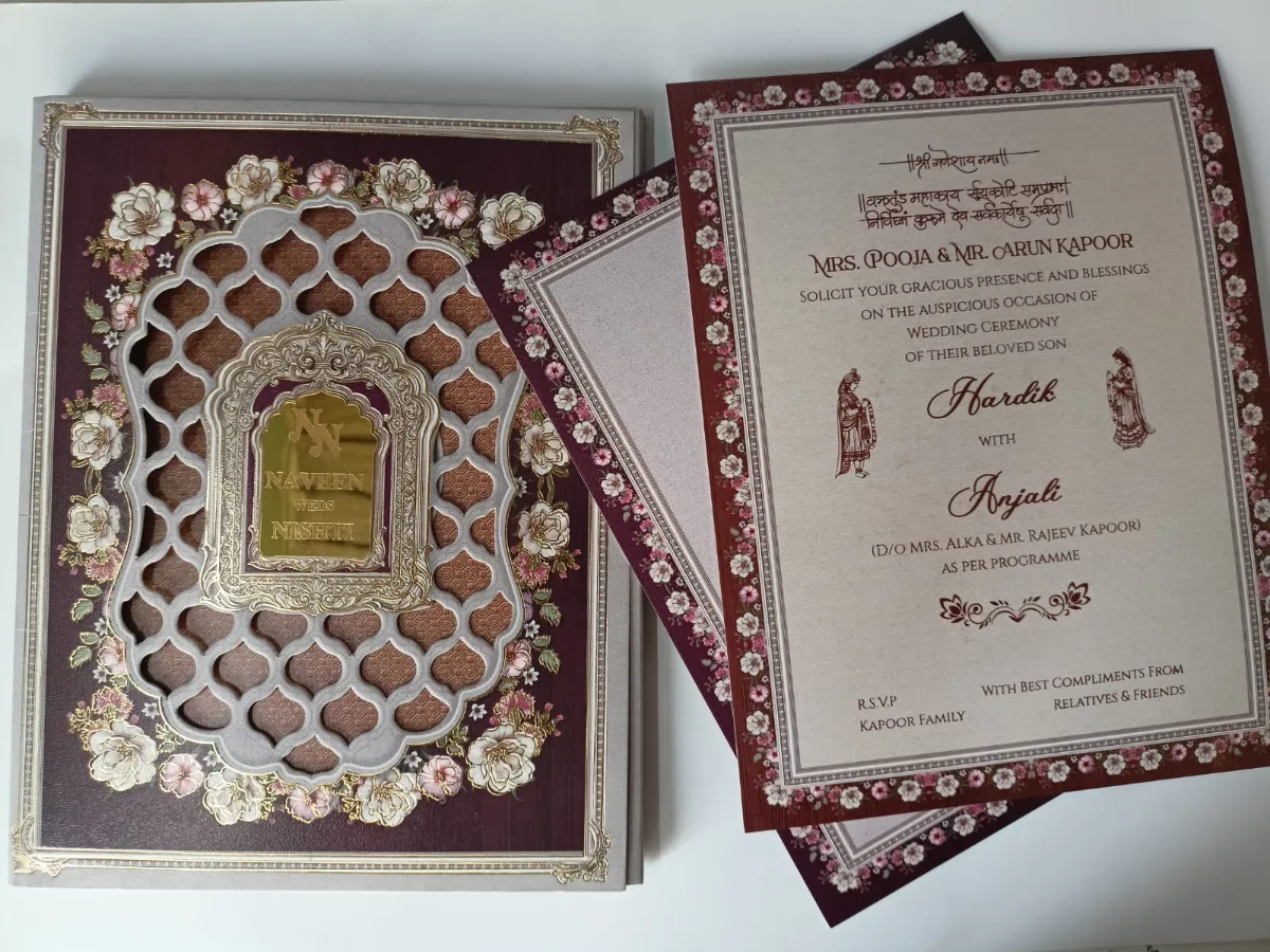 Wedding card: view 5