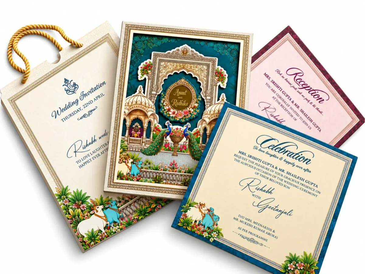Wedding card: view 5