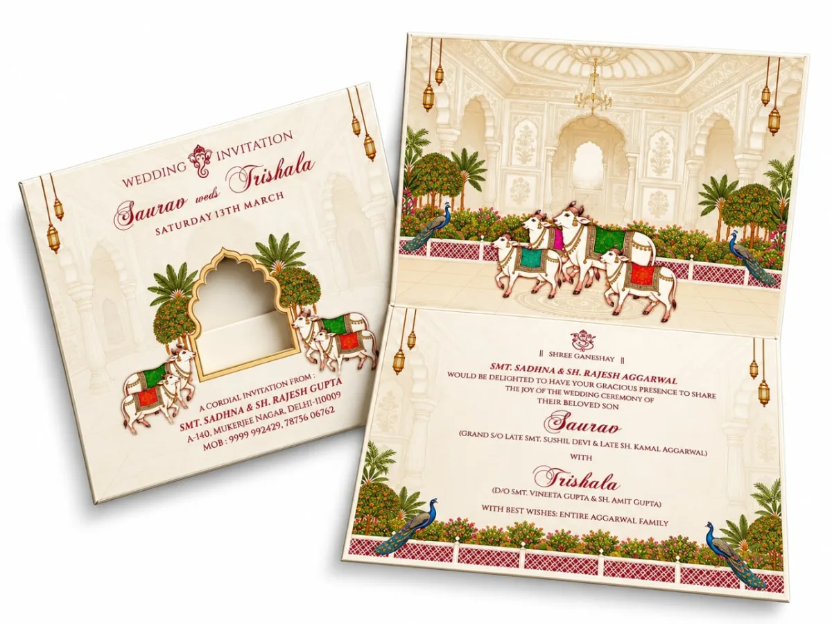 Wedding card: view 5