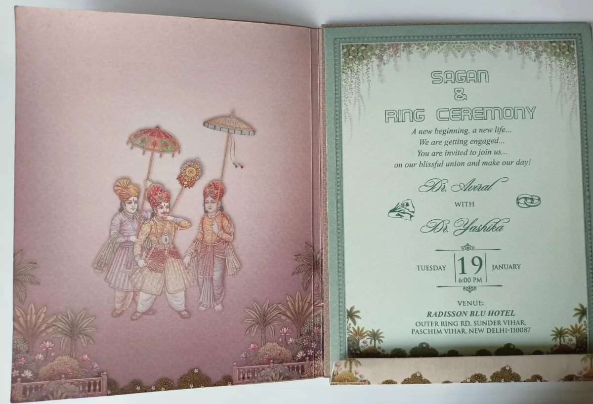 Wedding card: view 4