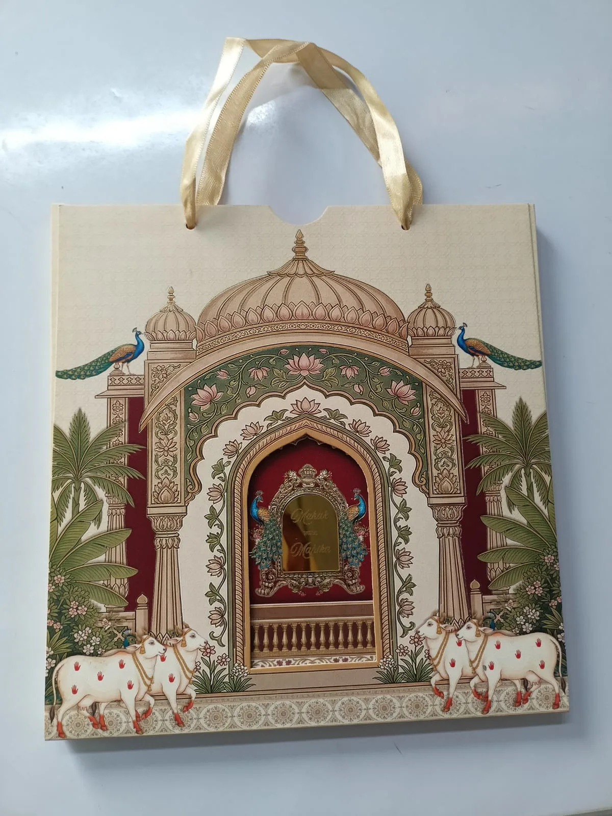 Gold Foil Dulha DUlhan Trending Wedding Invitation Card: view 2