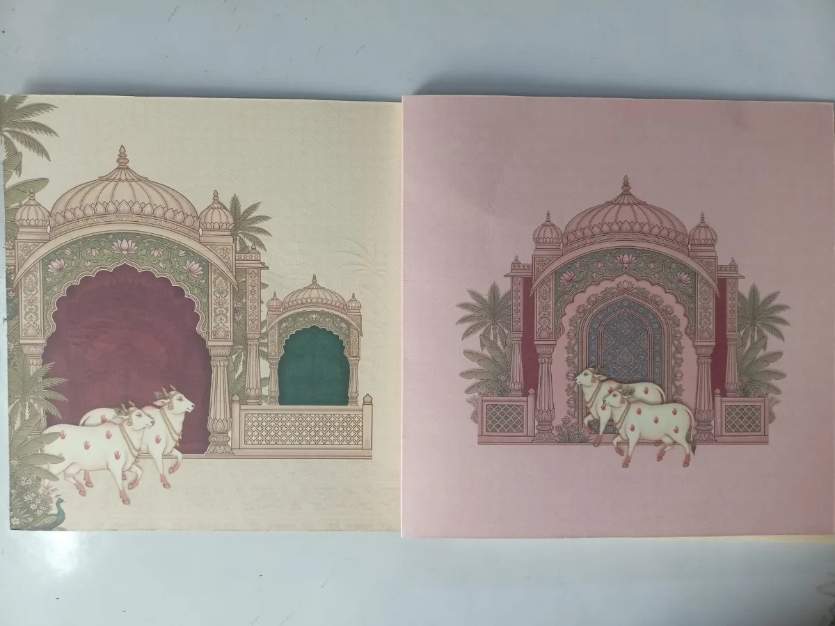 Gold Foil Dulha DUlhan Trending Wedding Invitation Card: view 4